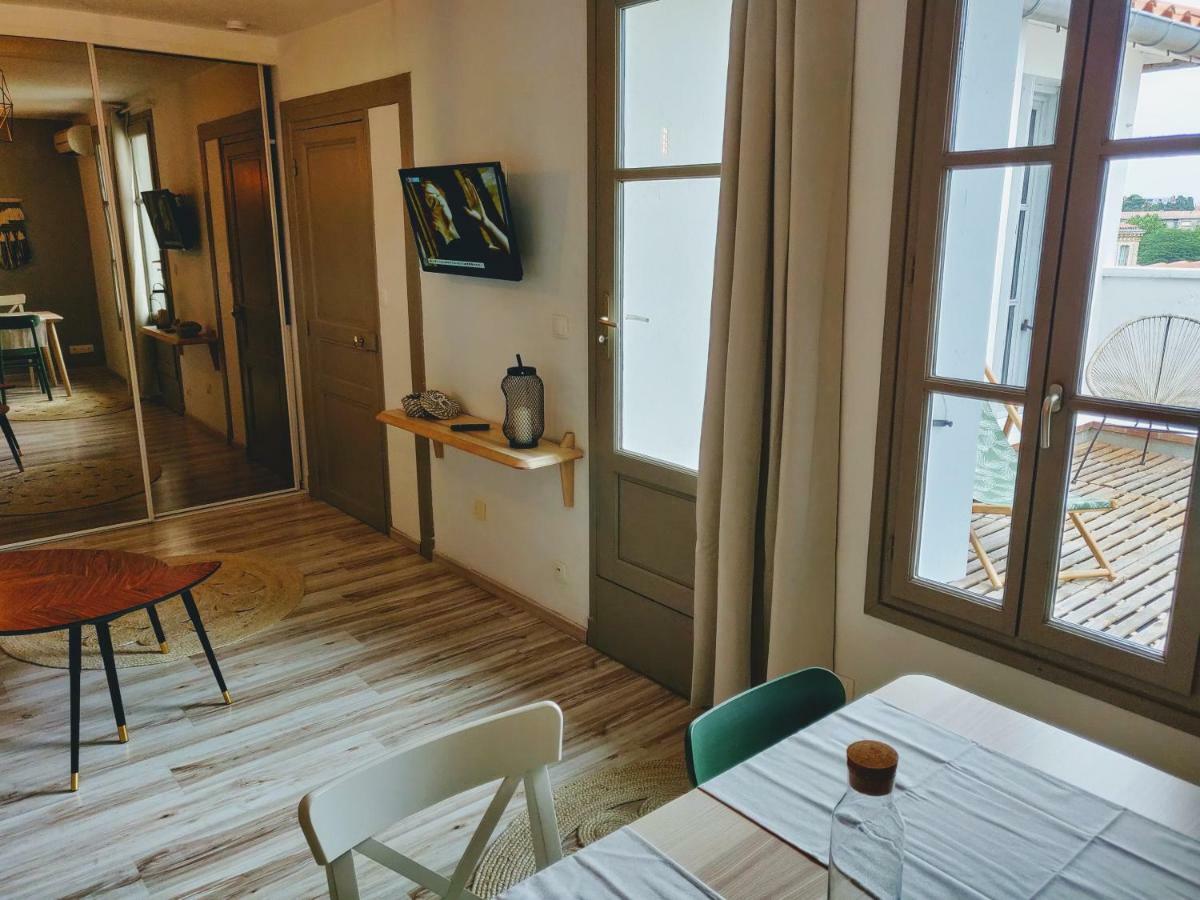 Appartement L'Oliveraie - La Cite Plein Les Yeux カルカソンヌ エクステリア 写真