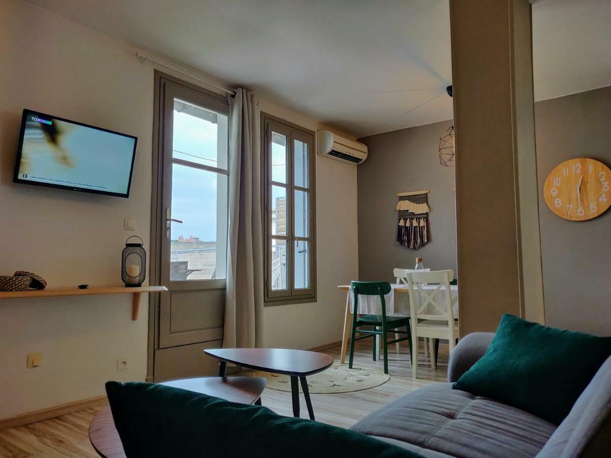 Appartement L'Oliveraie - La Cite Plein Les Yeux カルカソンヌ エクステリア 写真